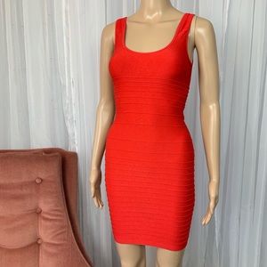 Bebe Red bandage Dress